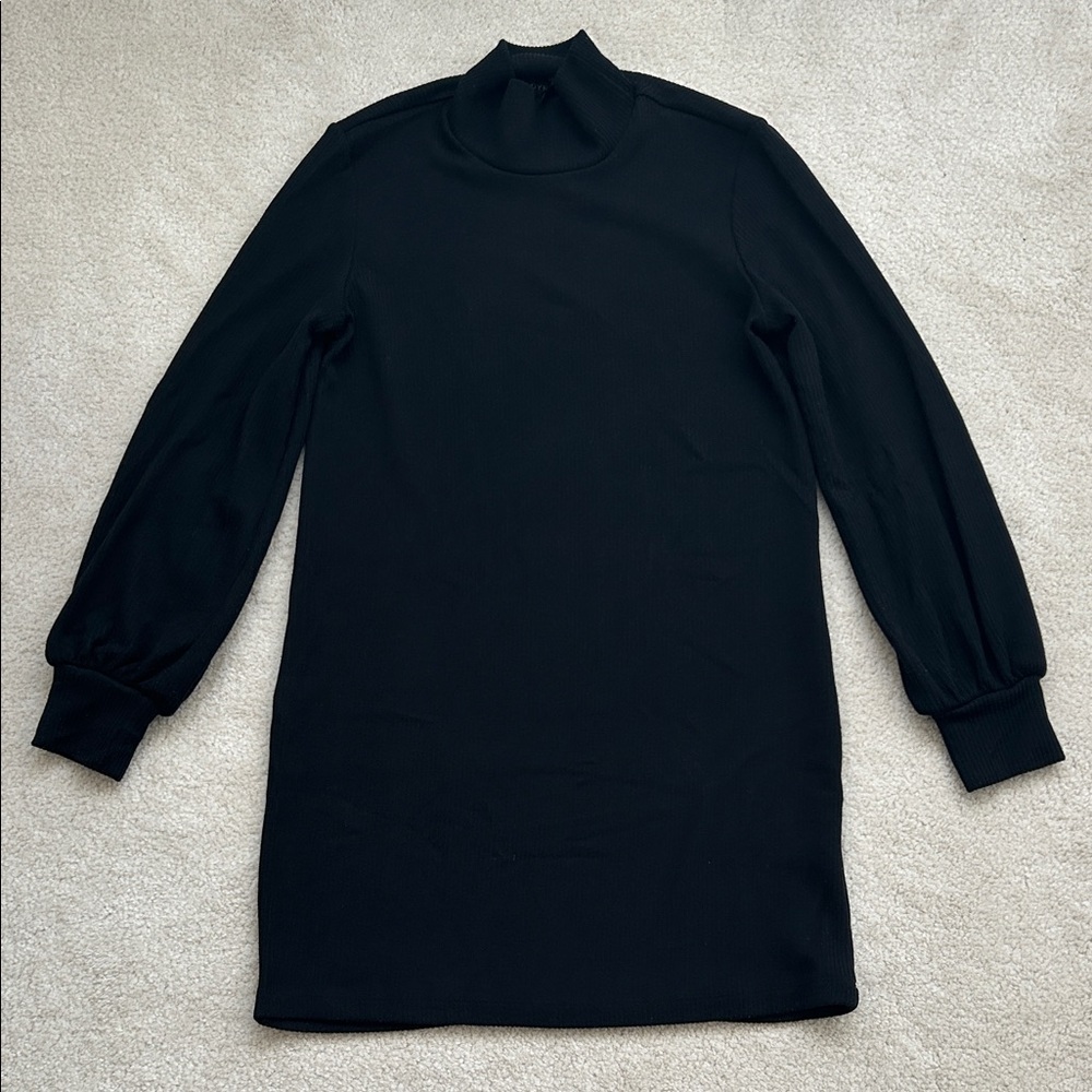 Dynamite Ribbed Long Sleeve Dress - Size S